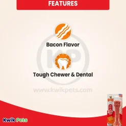 Nylabone Power Chew Dog Toy Bacon XL/Souper - 50+ lbs