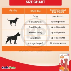 Nylabone Power Chew Dog Toy Bacon Small/Regular - Up To 25 Ibs
