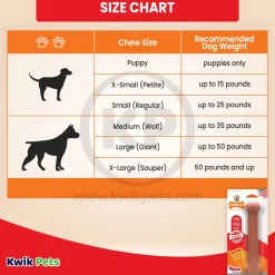 Nylabone Power Chew Dog Toy Bacon Large/Giant - Up To 50 lbs