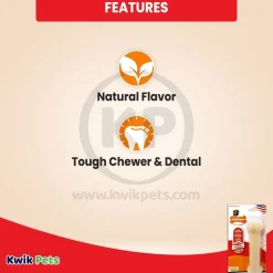 Nylabone Power Chew Dog Toy Original Medium/Wolf - Up To 35 lbs
