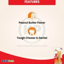 Nylabone Power Chew Dog Toy Peanut Butter XL/Souper - 50+ lbs