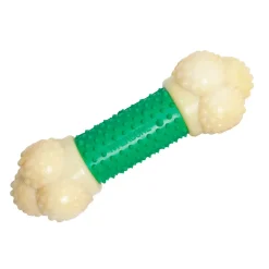 Nylabone Power Chew Double Action Durable Dog Toy Bacon Medium/Wolf - Up To 35 lbs