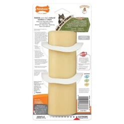 Nylabone Power Chew Giant Marrow Bone Alternative Dog Toy Beef Large/Giant - Up To 50 lbs