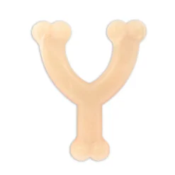 Nylabone Power Chew Original Wishbone Adult Dog Toy Medium/Wolf - Up To 35 lbs
