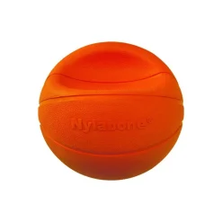 Nylabone Power Play Basketball B-Ball Gripz Dog Toy Medium/Wolf - Up To 35 lbs 4.5-in