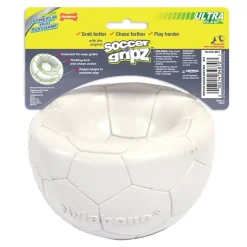Nylabone Power Play Soccer Gripz Dog Toy Medium/Wolf - Up To 35 lbs