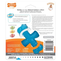 Nylabone Puppy Chew X Bone Chew Toy Beef Small/Regular - Up To 25 Ibs