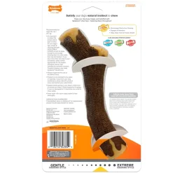 Nylabone Strong Chew Real Wood Dog Stick Toy Bacon XL/Souper - 50+ lbs