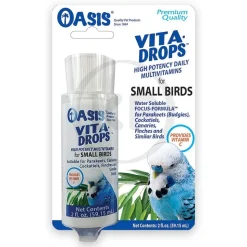 Oasis Vita Drops Multivitamin Supplement for Small Birds 2-oz