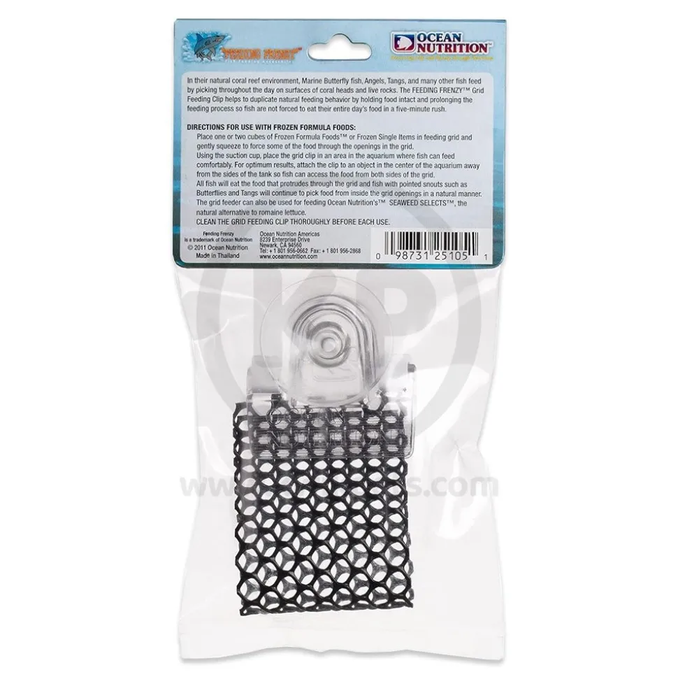 Ocean Nutrition Feeding Frenzy Grid Feeder Clip Black