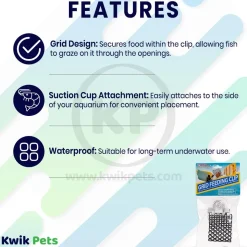 Ocean Nutrition Feeding Frenzy Grid Feeder Clip Black