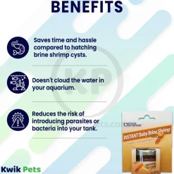 Ocean Nutrition Instant Baby Brine Shrimp Fish Food 0.7-oz