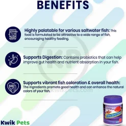 Ocean Nutrition Prime Reef Flakes Fish Food 2.5-oz