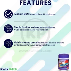 Ocean Nutrition Prime Reef Flakes Fish Food 2.5-oz