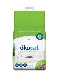 Okocat Dust Free Non-Clumping Paper Pellet Cat Litter 11.7-lb