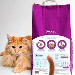 Okocat Low Tracking Clumping Mini Pellets Wood Cat Litter 10-lb