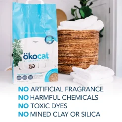 Okocat Original Premium Clumping Wood Cat Litter 9-lb