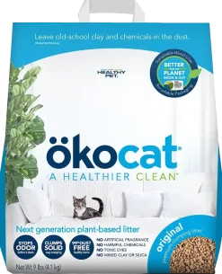 Okocat Original Premium Clumping Wood Cat Litter 9-lb