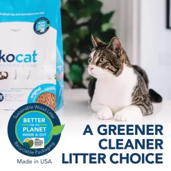 Okocat Original Premium Clumping Wood Cat Litter 12.6-lb