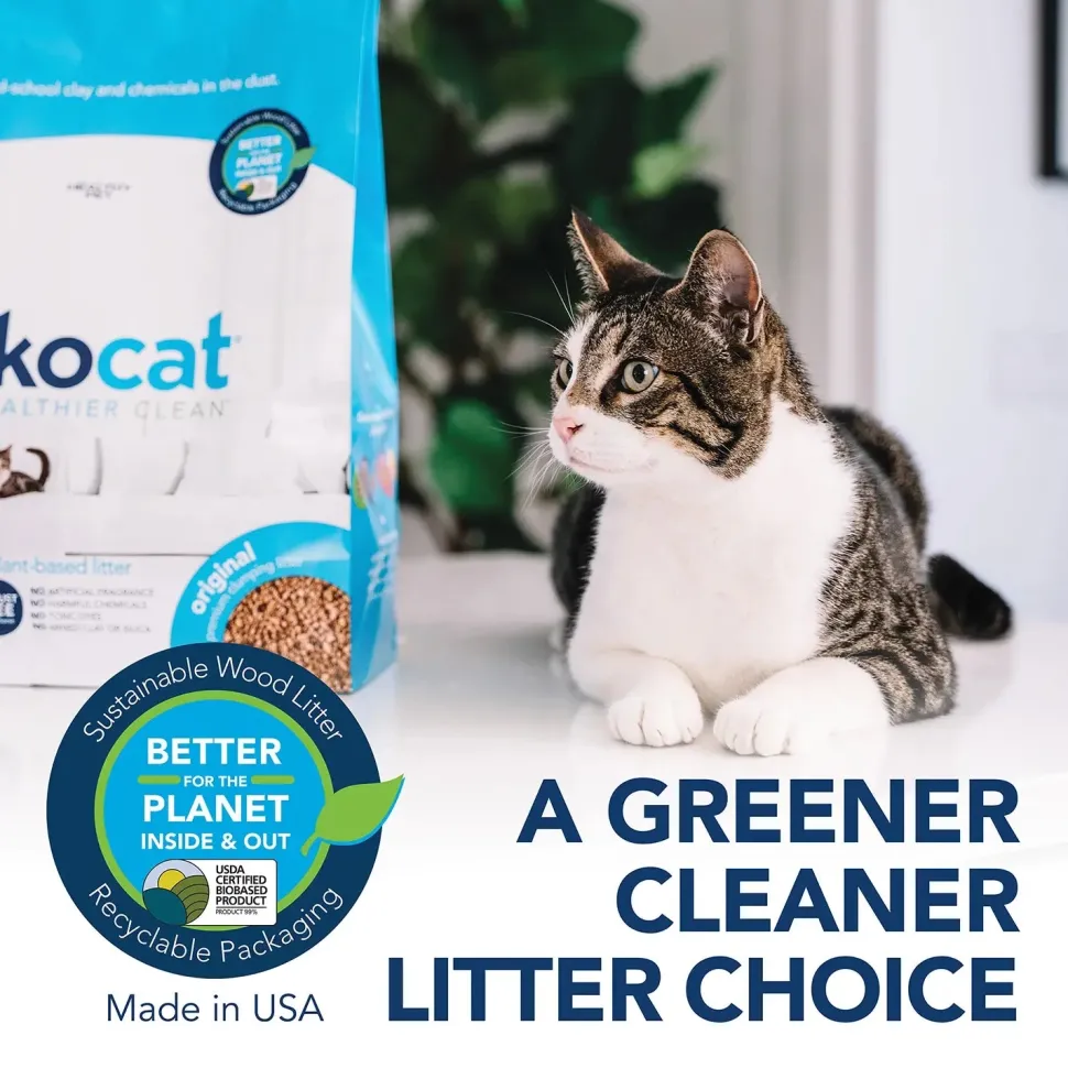Okocat Original Premium Clumping Wood Cat Litter 12.6-lb