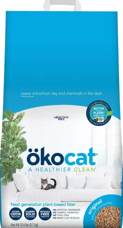 Okocat Original Premium Clumping Wood Cat Litter 12.6-lb