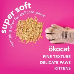 Okocat Super Soft Clumping Wood Cat Litter 10.6-lb