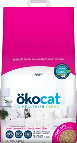Okocat Super Soft Clumping Wood Cat Litter 10.6-lb