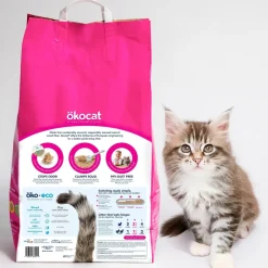 Okocat Super Soft Clumping Wood Cat Litter 10.6-lb