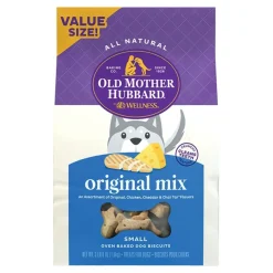 Old Mother Hubbard by Wellness Classic Original Mix Natural Small Oven-Baked Biscuits Dog Treats 3.8-lb