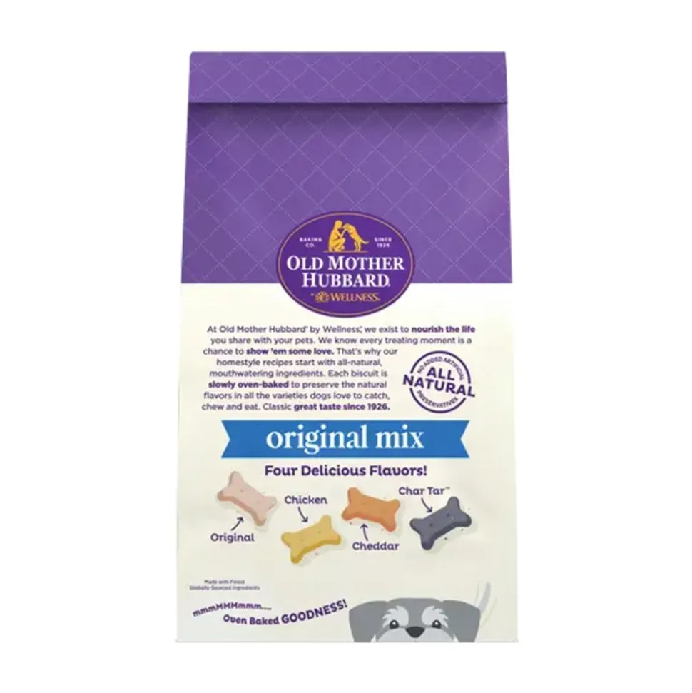 Old Mother Hubbard by Wellness Classic Original Mix Natural Mini Oven-Baked Biscuits Dog Treats 20-oz