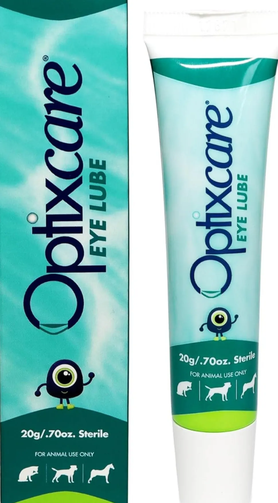 Optixcare Eye Lube Lubricant Gel for Dogs, Cats & Horses 0.70 oz