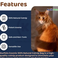 OurPets Cosmic 100% Natural Catnip Jar 2.25-oz