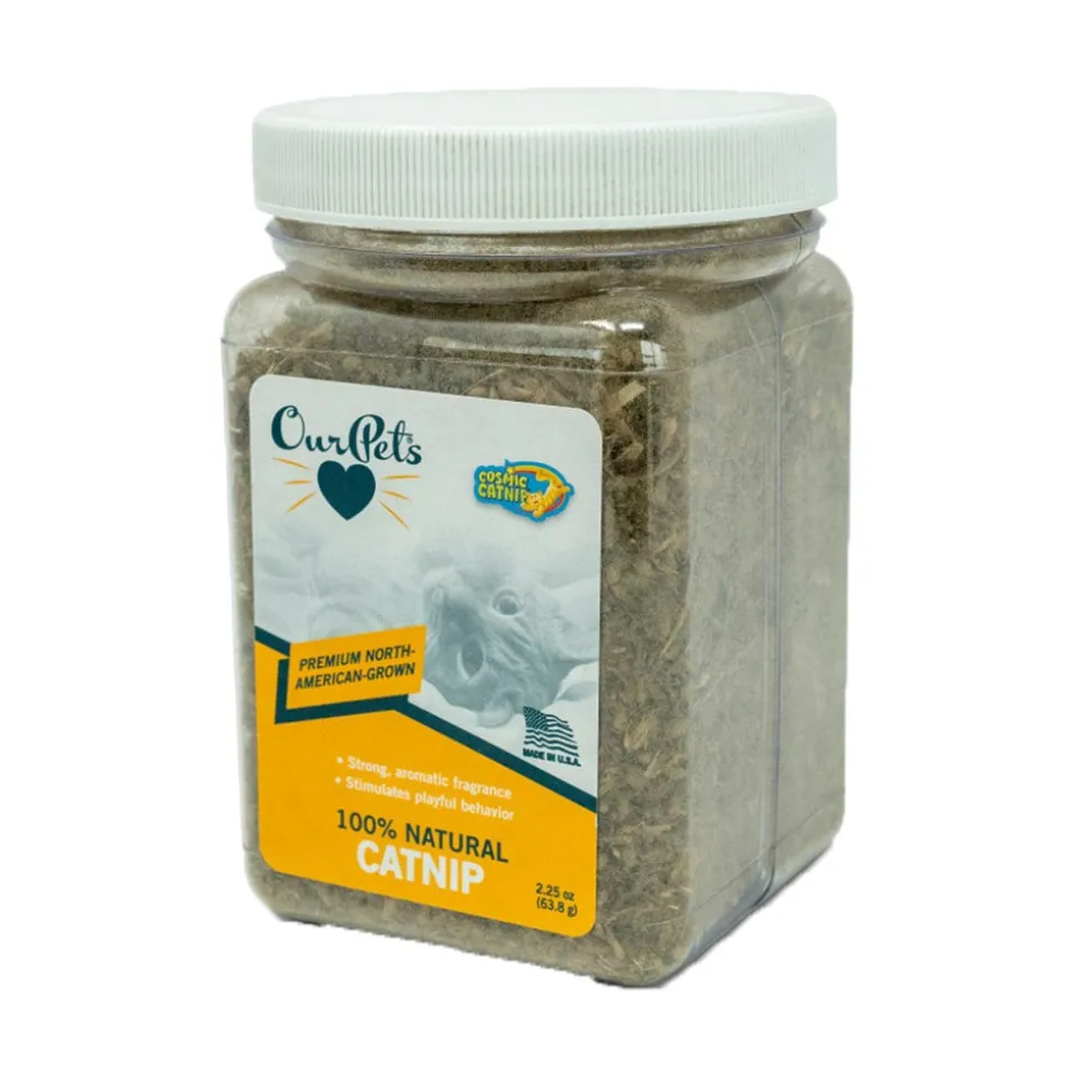 OurPets Cosmic 100% Natural Catnip Jar 2.25-oz