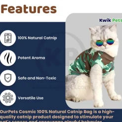 OurPets Cosmic 100% Natural Catnip Bag 0.5-oz