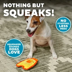 Outward Hound Durablez Chick Squeaky Plush Dog Toy Yellow Extra Small