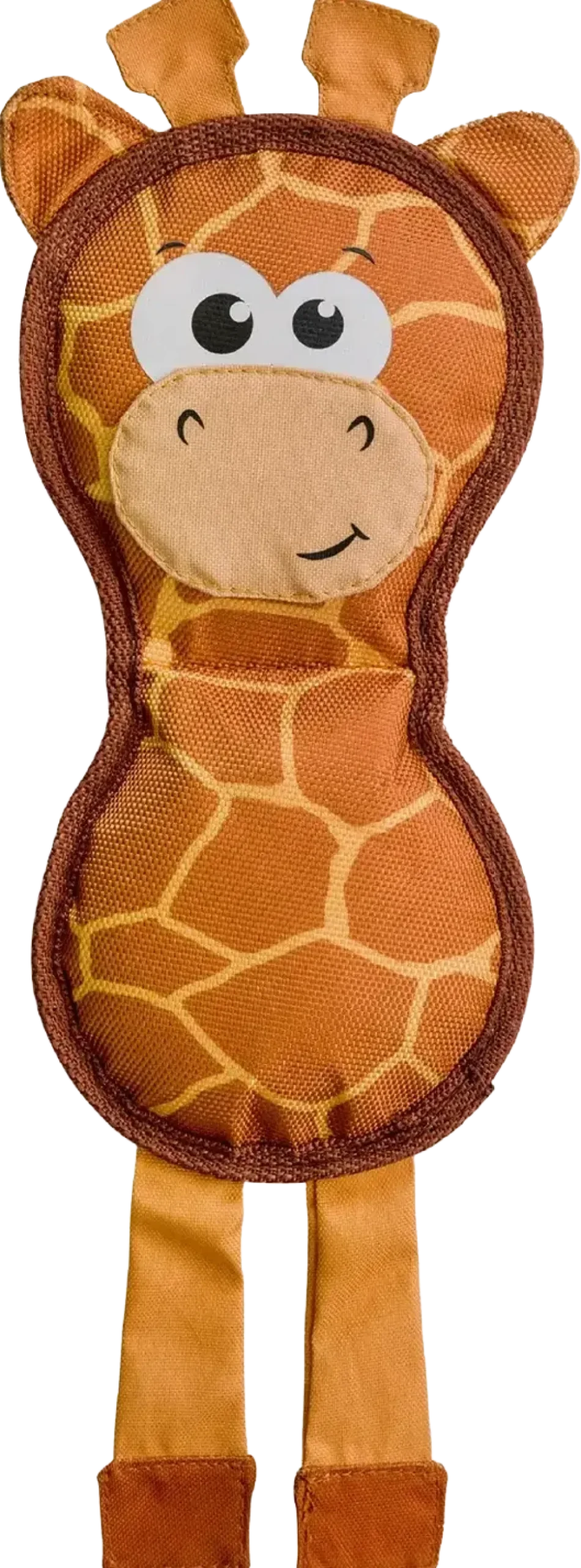 Outward Hound Fire Biterz Giraffe Firehose Plush Dog Toy Brown Medium