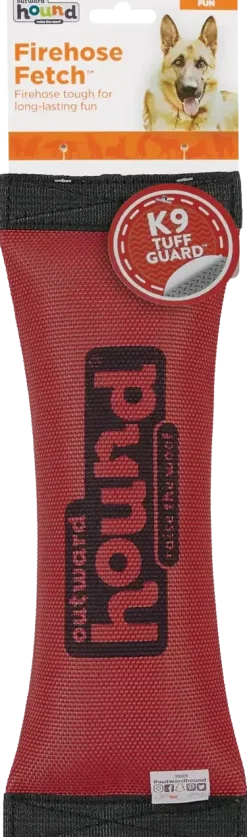 Outward Hound Firehose Squeak N Fetch Dog Toy Medium