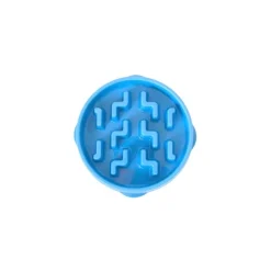 Outward Hound Fun Feeder Slow Feeder Dog Bowl Blue Small
