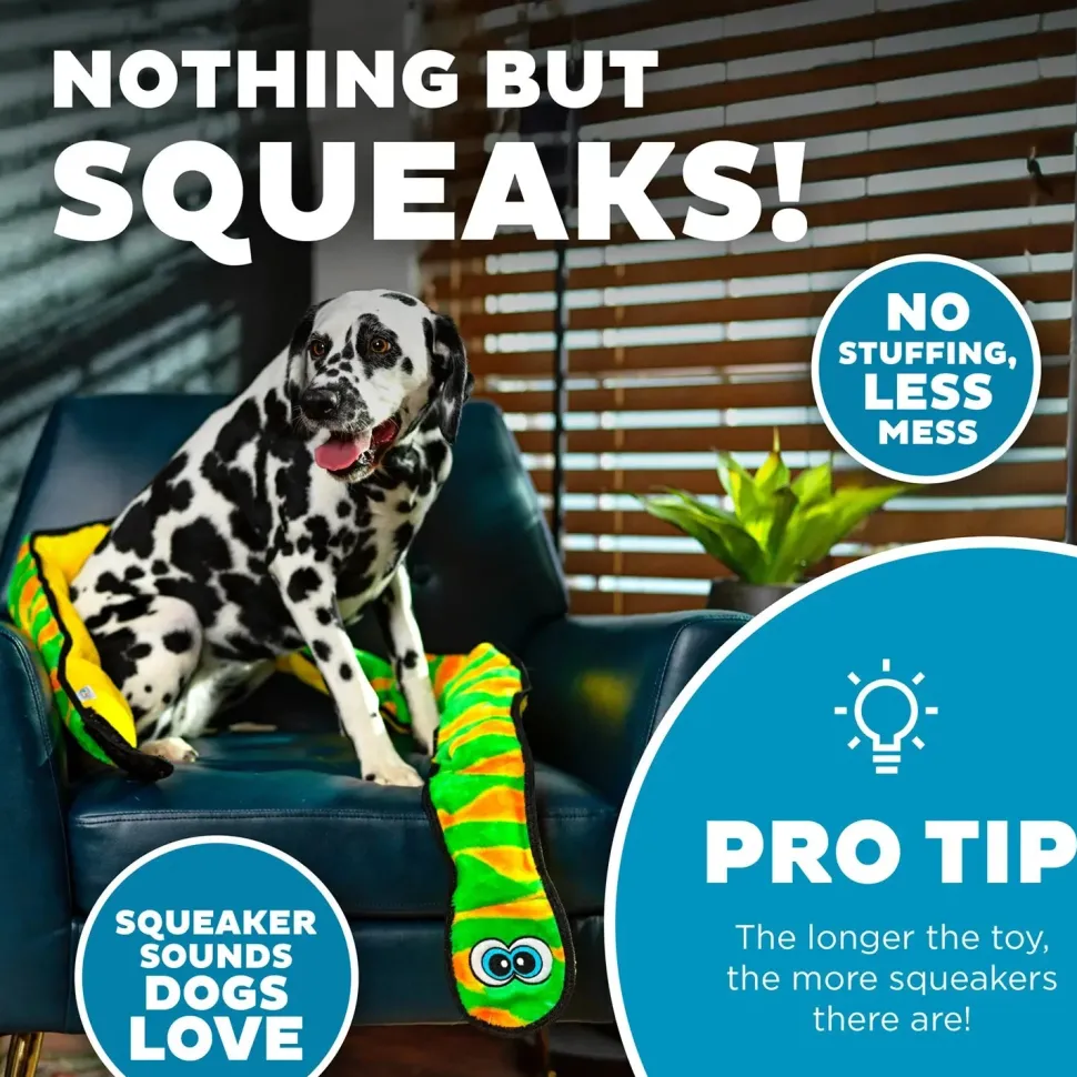 Outward Hound Invincibles Dog Toy Snake Ginormous XXL
