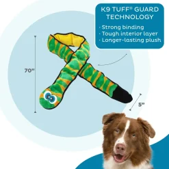 Outward Hound Invincibles Dog Toy Snake Ginormous XXL