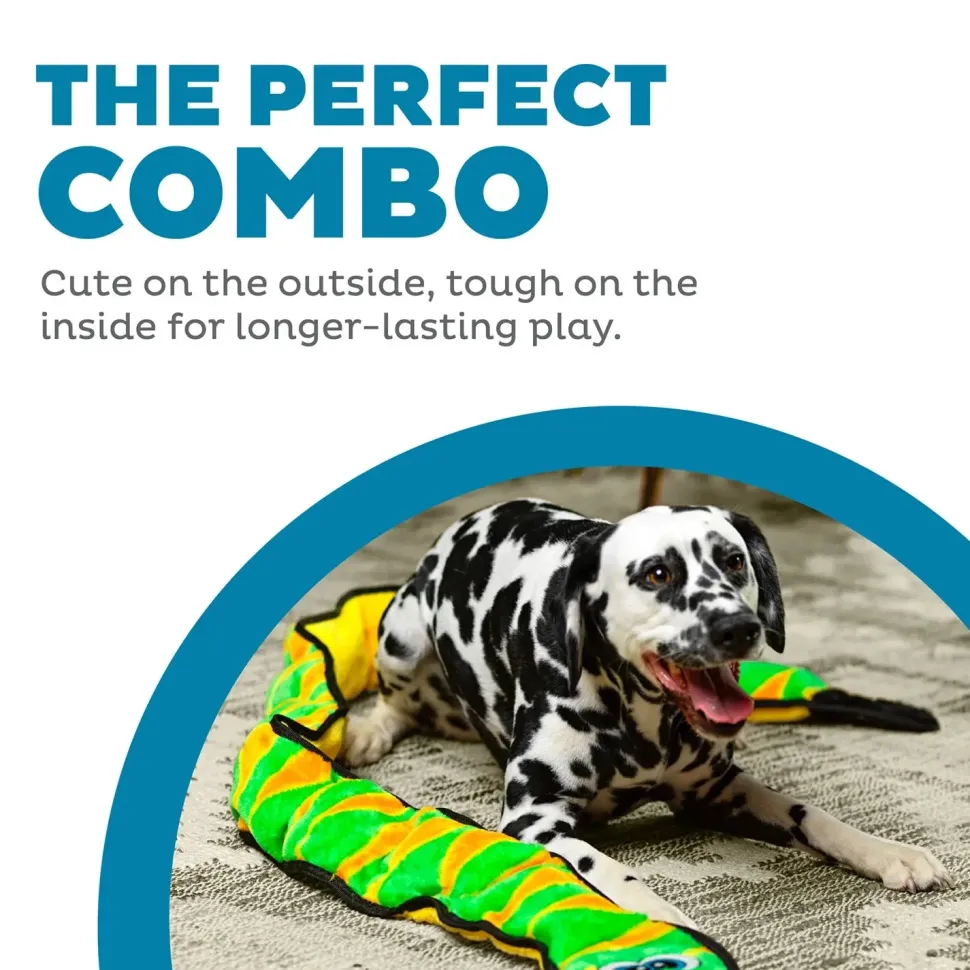Outward Hound Invincibles Dog Toy Snake Ginormous XXL