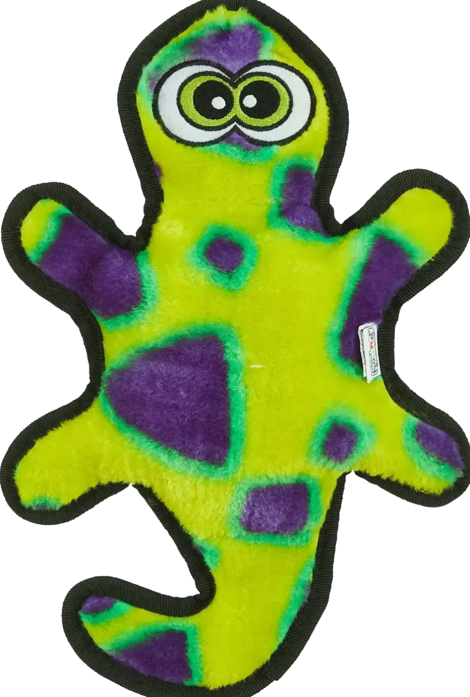 Outward Hound Invincibles Durablez Gecko Dog Toy Yellow & Green Medium
