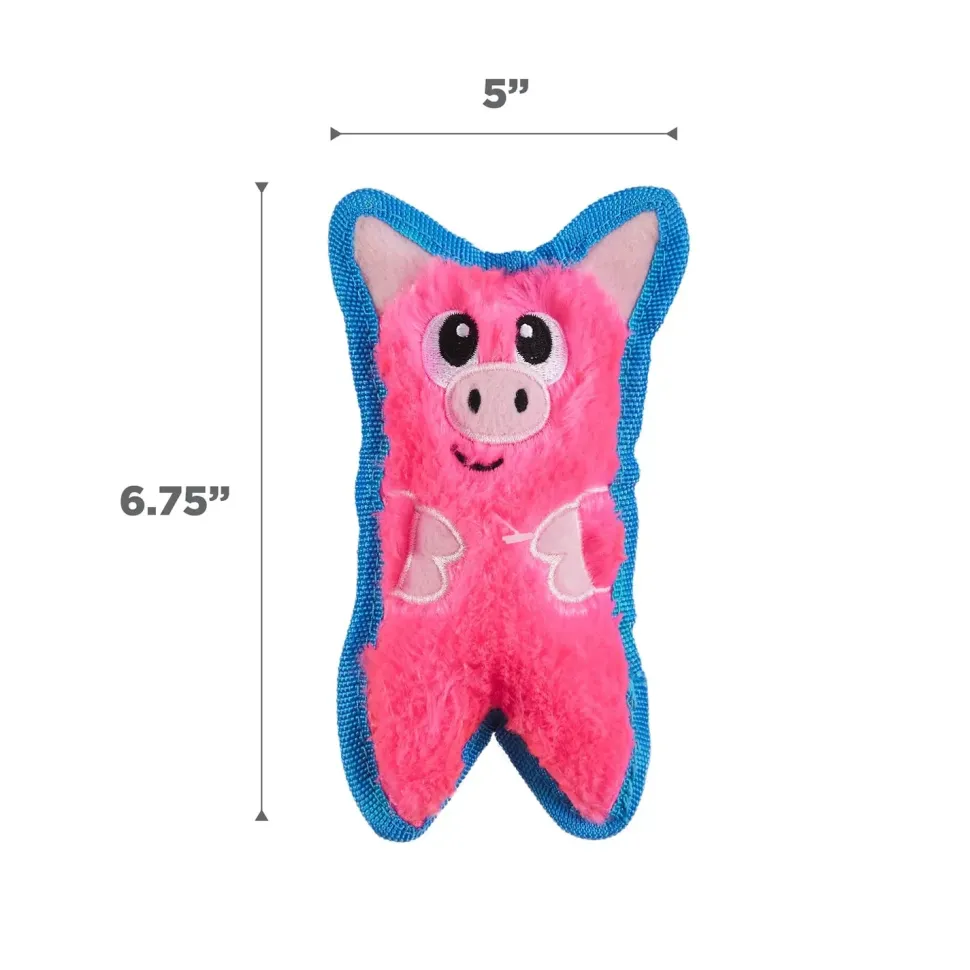 Outward Hound Invincibles Mini Dog Toy Pig XS