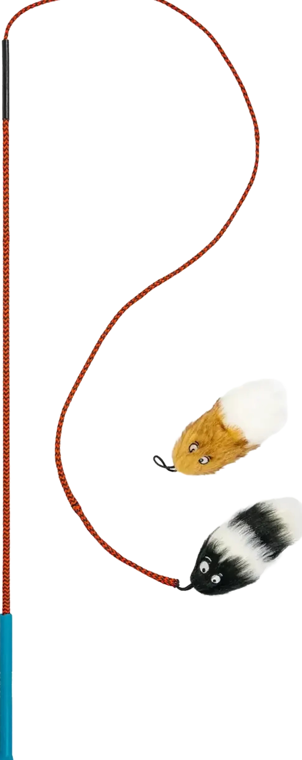 Outward Hound Tail Teaser Dog Wand Toy with Refill Multicolor