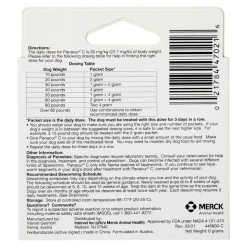 Panacur C Canine Dewormer fenbendazole 2 Gram Pack for Dogs Up To 20 lbs 3 Count Green