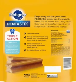 Pedigree DENTASTIX Dog Dental Treat Original w/Real Chicken 32 Count