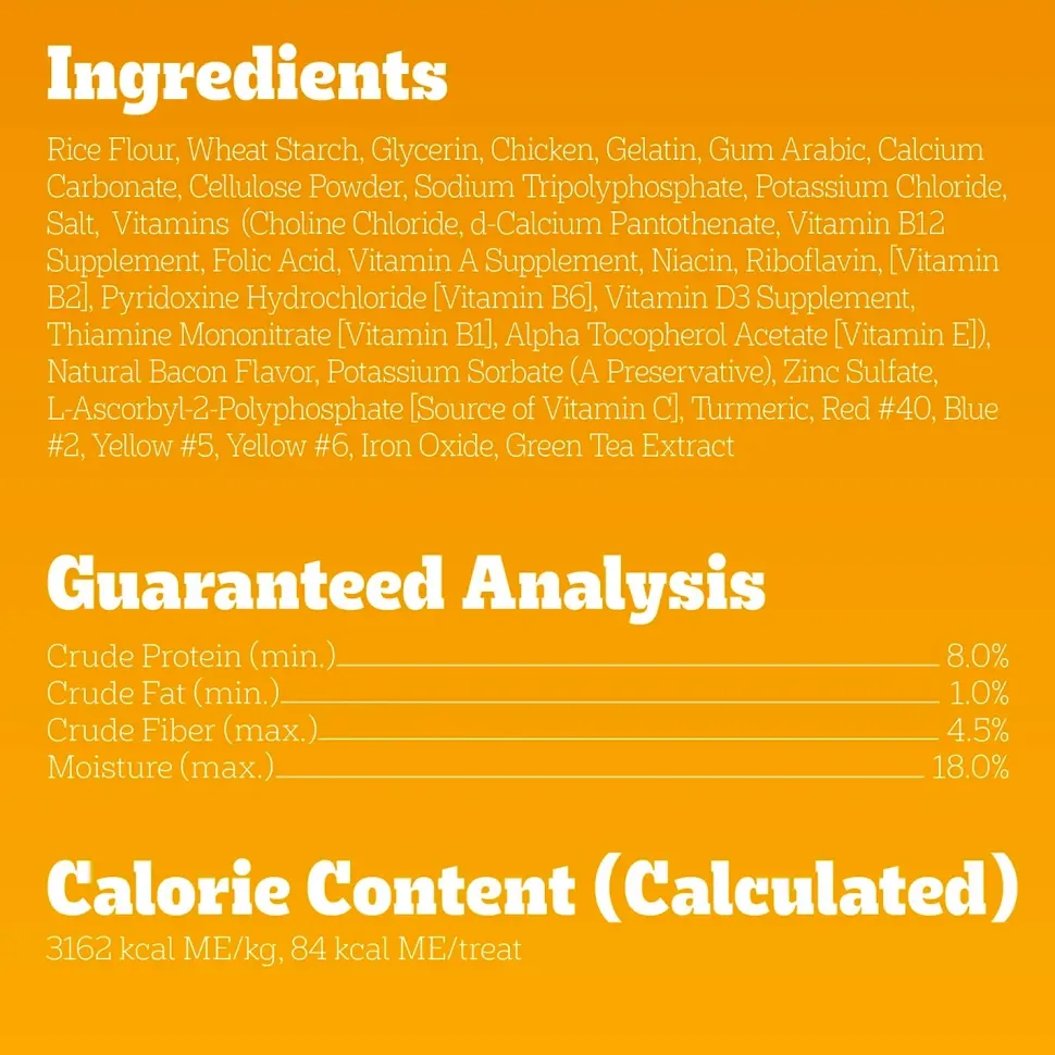 Pedigree DENTASTIX Dog Dental Treats Bacon 32 Count