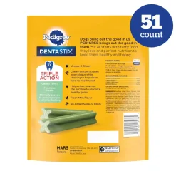 Pedigree DENTASTIX Fresh Dog Dental Treats 51 Count