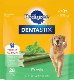 Pedigree DENTASTIX Fresh Dog Dental Treats 28 Count