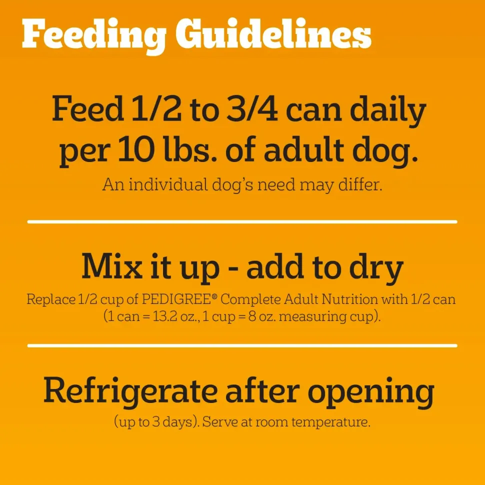 Pedigree Homestyle Meals Adult Wet Dog Food Variety Pack Prime Rib & Roasted Chicken 12 Count 9.9-lb